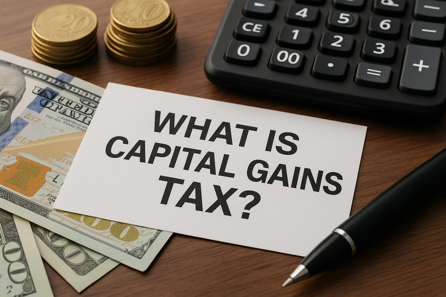 What is capital gains tax?