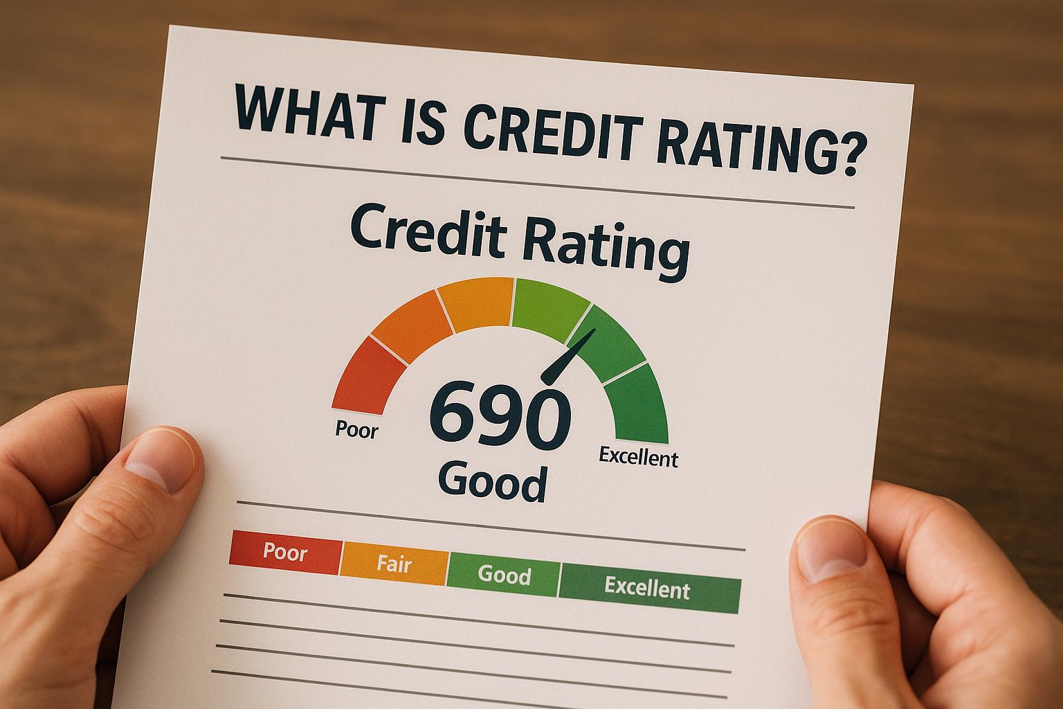 What is credit rating?
