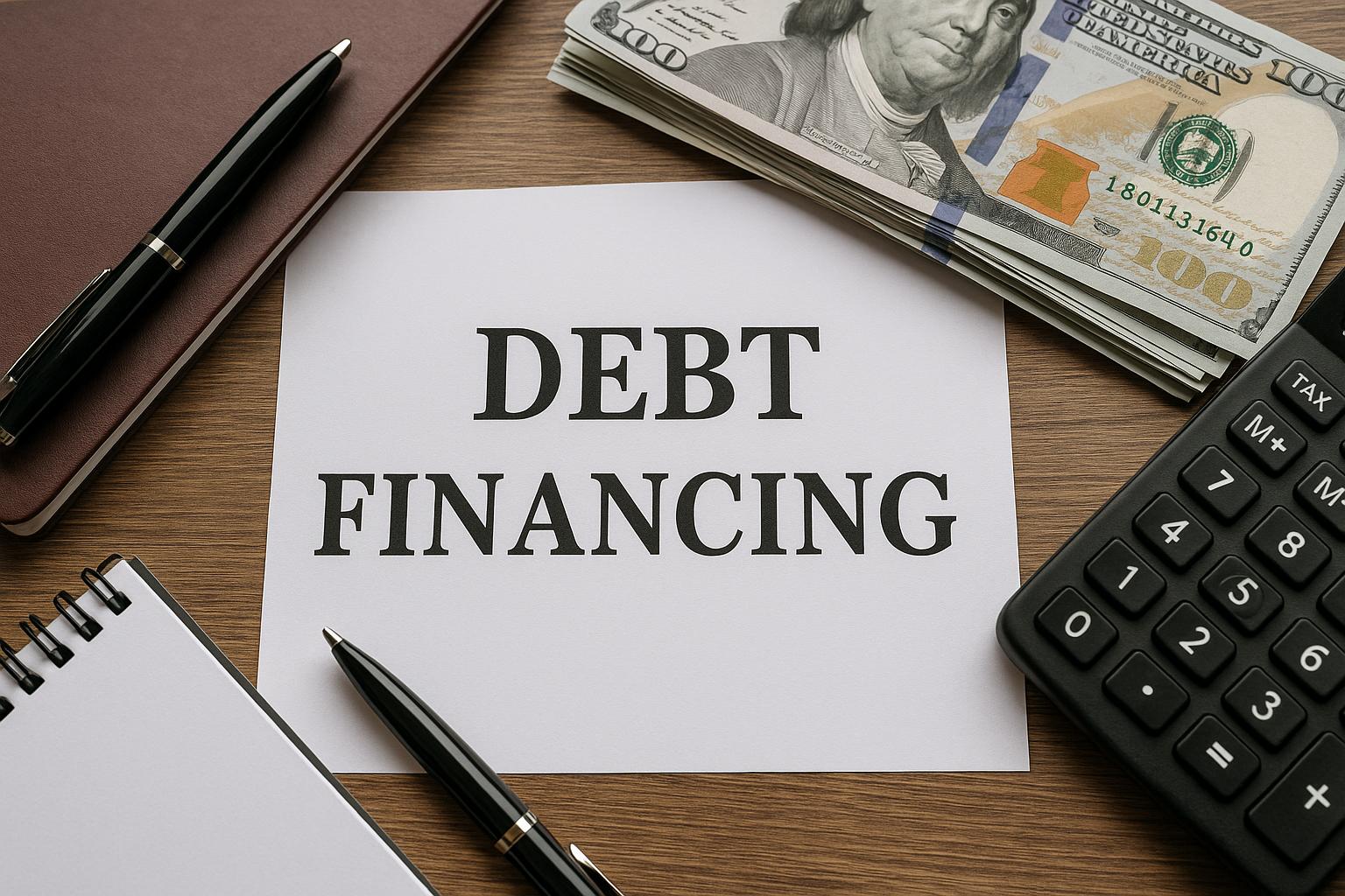 What is debt financing?